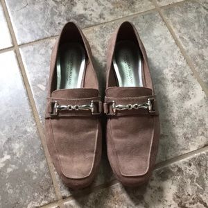 Suede loafers